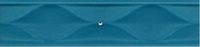 Cenefa Unique Blue 6x25.1см