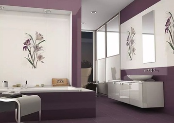 Серия плочки за баня Intensity Purple