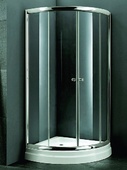 A1001 душ кабина с кристални стъкла 90x90см