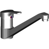 Хромиран кухненски смесител Slimline 2