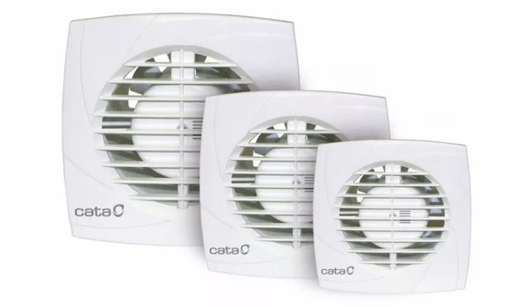 Бял вентилатор за баня Cata B 12 Plus