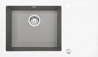 Стилна кухненска мивка Capella White Grey Metallic