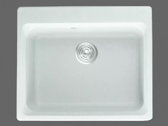 Бяла кухненска мивка ICGS 8106 W