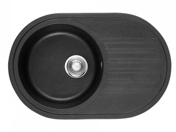 Черна кухненска мивка ICGS 8310 Black