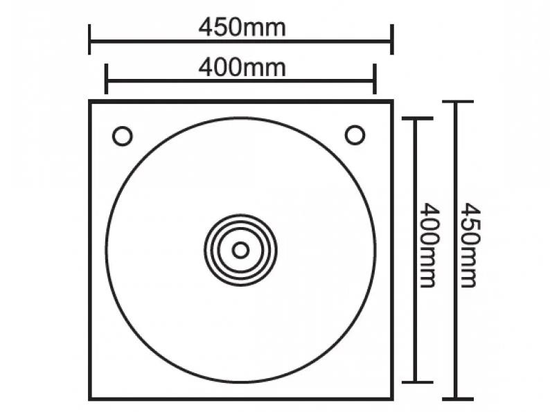 Мивка за вграждане ICK D4545P (1)