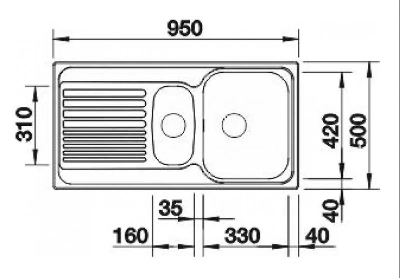 Кухненска мивка Tipo 6S (1)